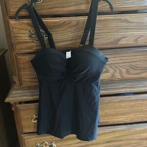 VENUS Black Fully Padded Bra Tankini